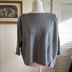 Alpaca poncho style sweater